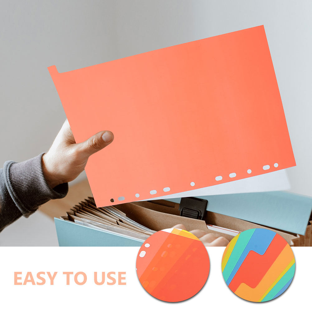 Tab Divider A4 - فواصل ملفات من مادة PVC مع