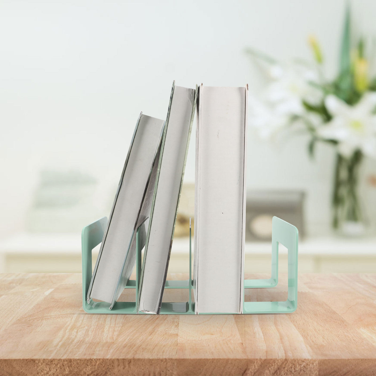 منظم كتب مكتبي، حامل كتب، رف م - مراجعة Magazine Holder Rack وسعره