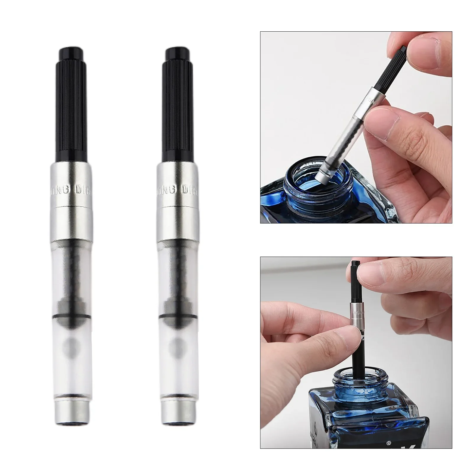 قطعتان من محول حبر دوار لامتصا - مراجعة Fountain Pen Bottled Ink وسعره