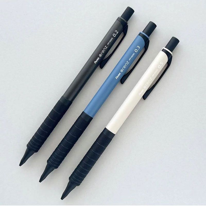 قلم دفع Pentel orz ، benchain  - مراجعة Mechanical Pencil 0.3 وسعره